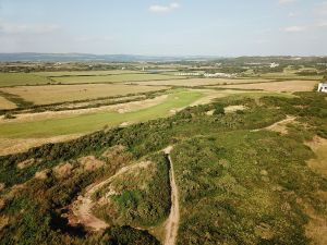 Royal Porthcawl 6th Aerial Side